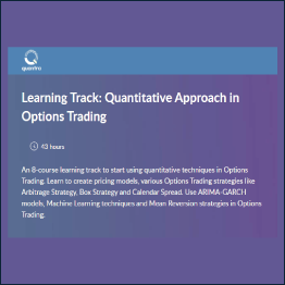 QuantInsti - Learning Track: Quantitative Approach in Options Trading