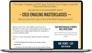 Joel Kaplan – Cold Emailing Masterclass